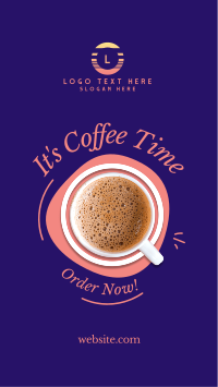 It's Coffee Time Facebook Story Design