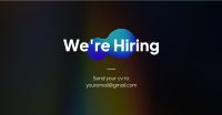 We're Hiring Holographic Facebook Ad Design