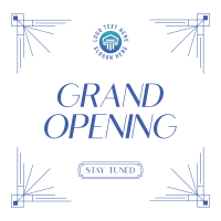 Elegant Opening Announcement Instagram post Image Preview