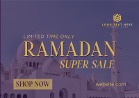 Ramadan Shopping Sale Postcard Image Preview