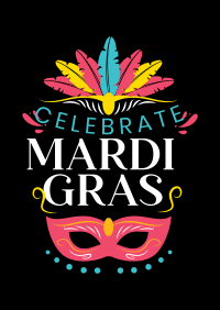 Celebrate Mardi Gras Poster Image Preview