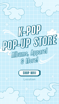 Kpop Pop-Up Store Instagram reel Image Preview