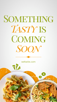 Tasty Food Coming Soon Instagram Story Design