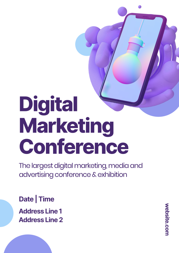 Digital Marketing Conference Flyer Design Image Preview