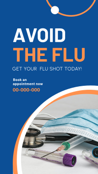 Get Your Flu Shot Instagram story Image Preview