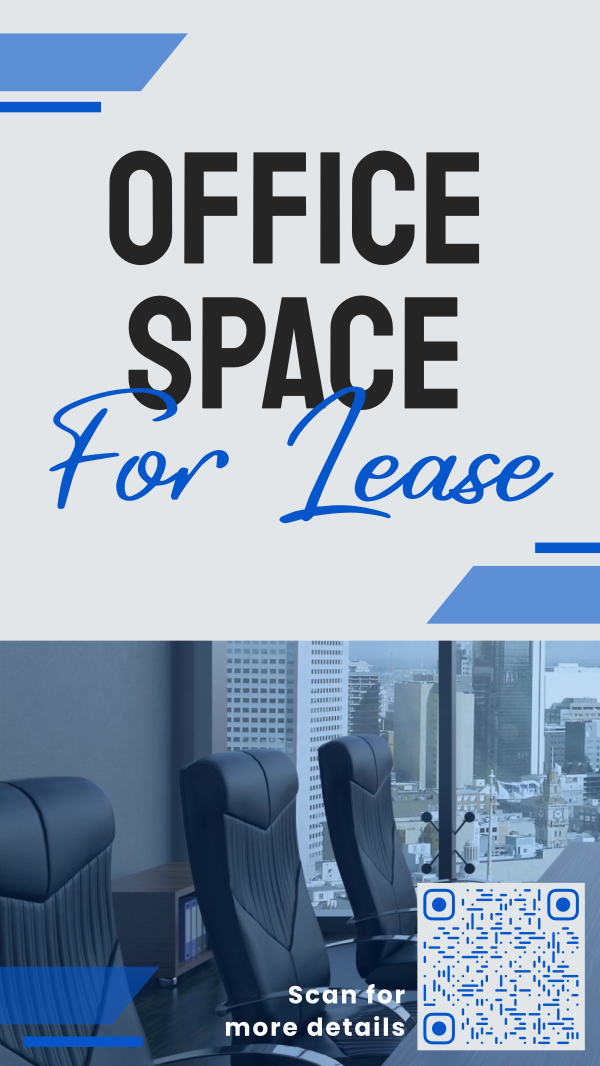 This Office Space is for Lease Instagram Story Design