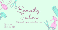 Beauty Salon Services Facebook ad Image Preview