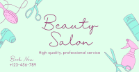 Beauty Salon Services Facebook Ad Design
