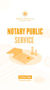 Notary Stamp Instagram story Image Preview