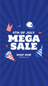 Independence Mega Sale Instagram reel Image Preview