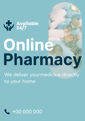 Modern Online Pharmacy Flyer Image Preview