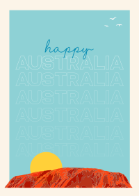 Australia Uluru Poster Image Preview