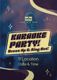 Karaoke Party Star Poster Image Preview