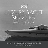 Luxury Yacht Services Instagram post Image Preview