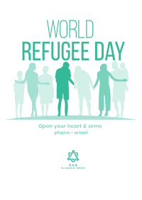 Family Refugees Poster Design