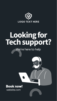 Tech Support Instagram Story Design