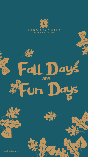 Fall Days are Fun Days Instagram story Image Preview