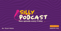 Silly Podcast Facebook Ad Design