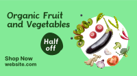 Organic Vegetables Market Facebook Event Cover Image Preview