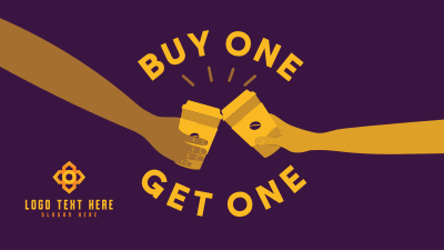 Buy One Get One Coffee Facebook event cover Image Preview