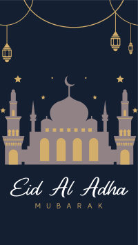 Eid Mubarak Festival YouTube short Image Preview