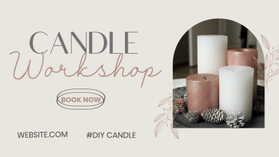 Candle Light Facebook event cover Image Preview