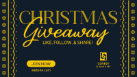 Christmas Giveaway Promo Facebook event cover Image Preview