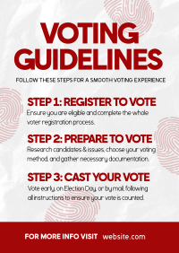 Election Voting Guidelines Flyer Preview