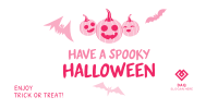 Halloween Pumpkin Greeting Twitter Post Image Preview