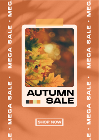 Picture Autumn Sale Flyer Design