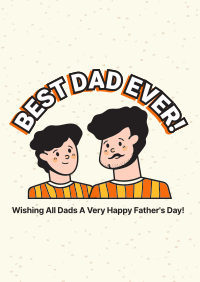 Best Dad Ever! Flyer Image Preview