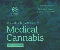 Medical Cannabis Facebook Post Design