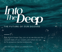 Into The Deep Facebook Post Design