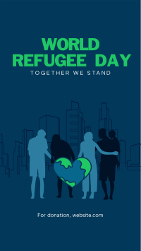 Family Refugees Instagram Story Design