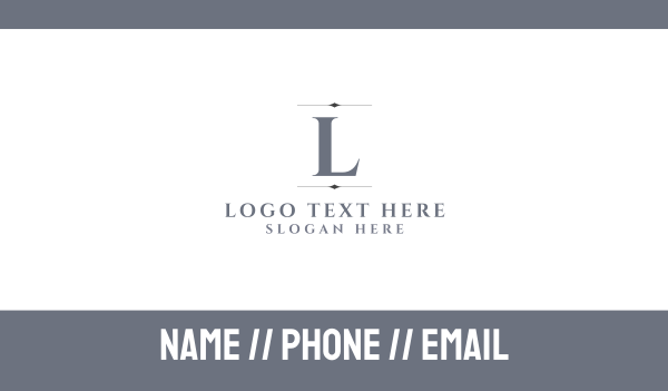 Silver Letter G Serif Font Business Card Design Image Preview