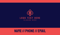 Spade Microphone Podcast Business Card Preview