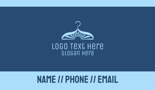 Laundry Hanger Business Card Design Image Preview