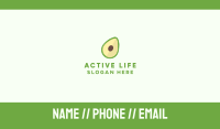 Fresh Avocado Business Card Image Preview