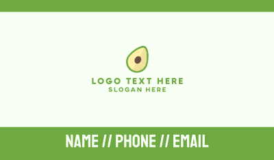 Fresh Avocado Business Card Image Preview