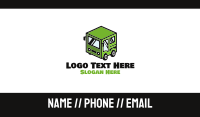 Cube Automotive Van Truck Business Card Image Preview