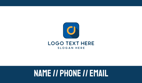 Modern Power Letter O Business Card Design Image Preview