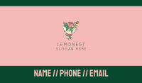 Rose Flower Florist Bouquet  Business Card Image Preview