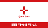 Blood Bank Cross Business Card Image Preview
