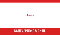 Red Spicy Wordmark Business Card Image Preview