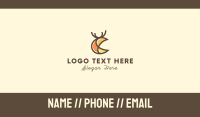 Abstract Deer Stag Business Card Image Preview
