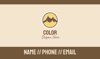 Nature Park Mountain  Business Card Image Preview