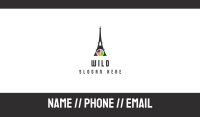 Eiffel Chart Business Card Image Preview