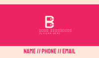 Shopping Letter B Business Card Image Preview