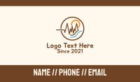 Outdoor Lifeline Scenery Business Card Image Preview