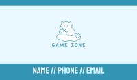 Cloud Cat Kitten Reading Business Card Image Preview